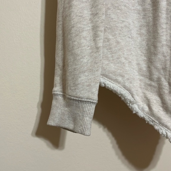 Hollister Sherpa Lined Open Front Cardigan Sz Small - Picture 3 of 6